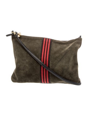 Suede Messenger Bag