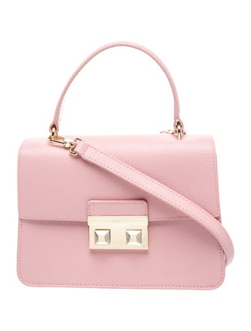 Leather Top Handle Bag