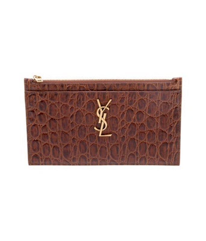 Saint Laurent Laurent Leather Clutch