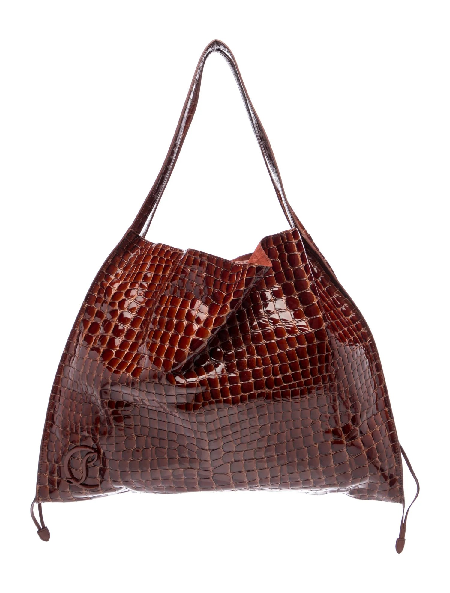 Embossed Leather Le 54 Tote