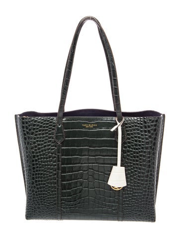 Embossed Leather Tote