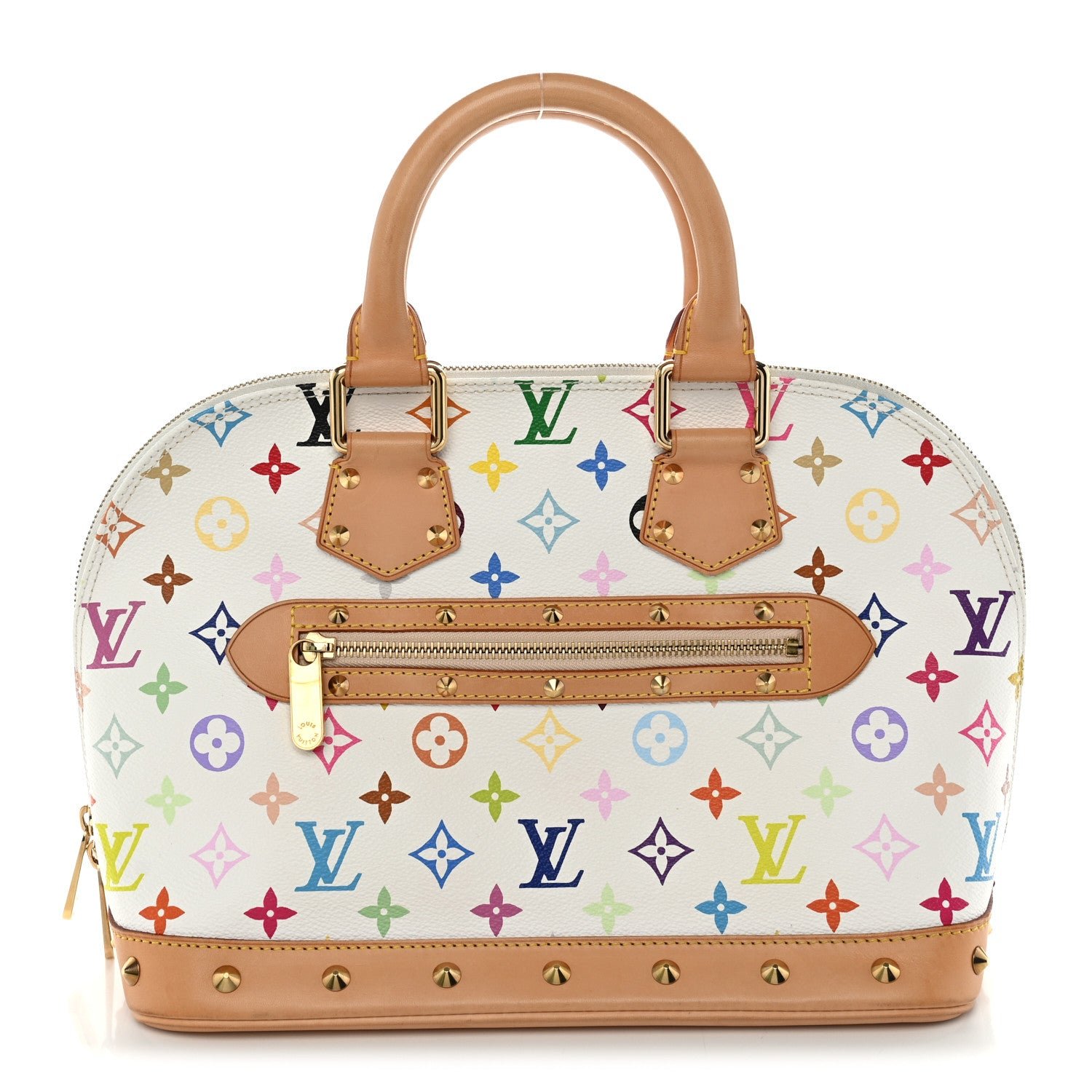Louis Vuitton Monogram Multicolor Alma White