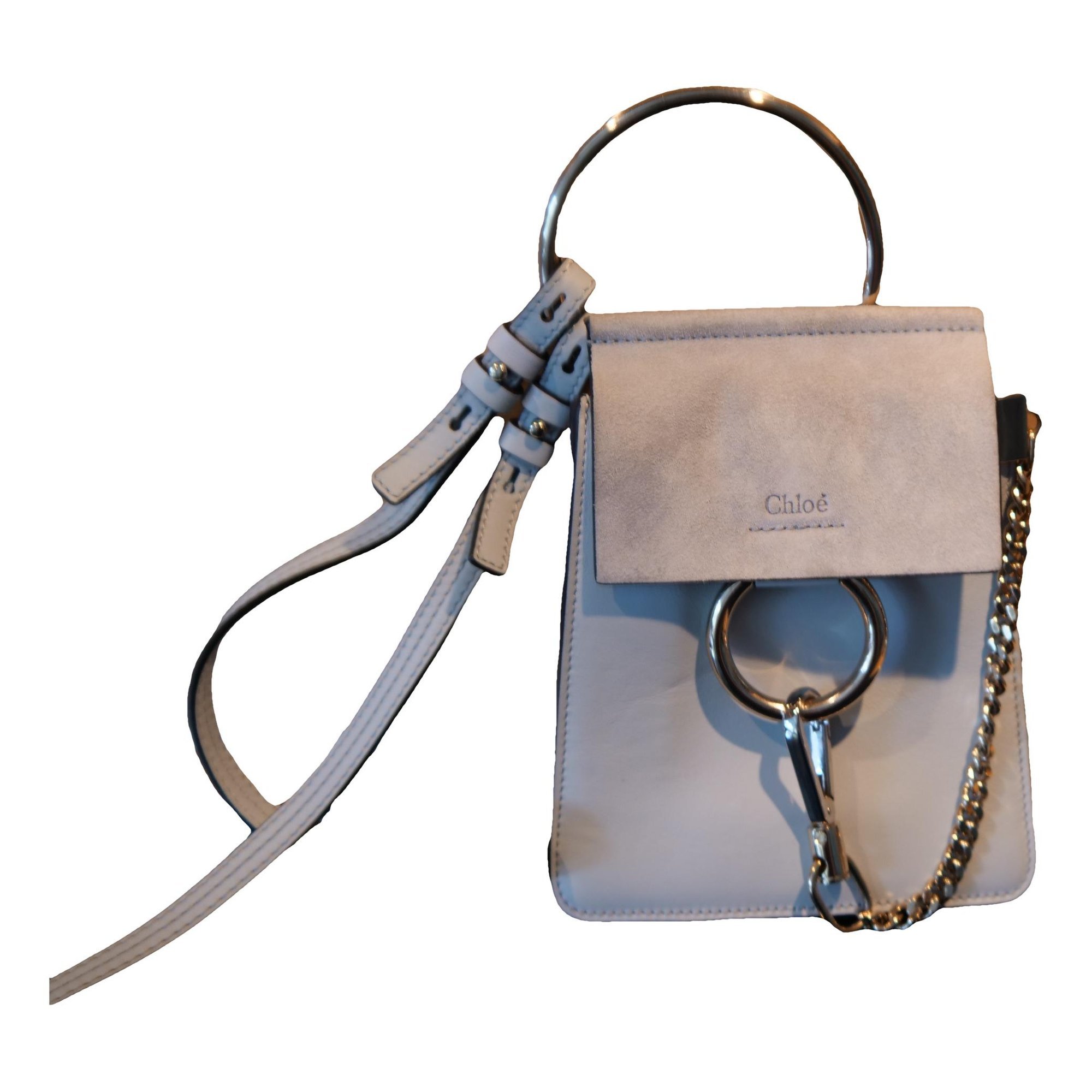 Leather clutch bag