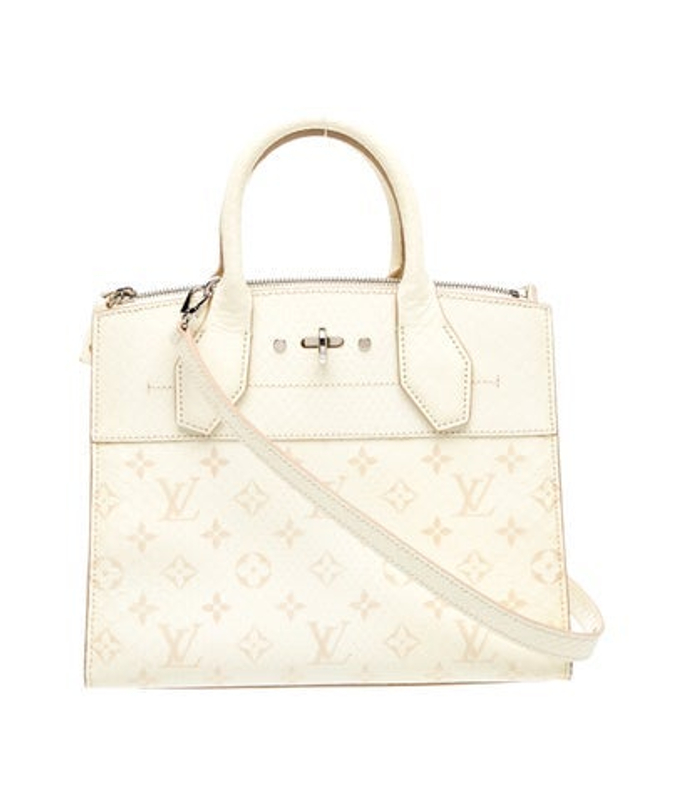 Louis Vuitton Vuitton Embossed Leather City Steamer Pm