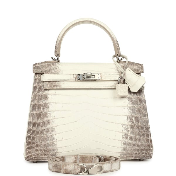 Hermes Hermes Kelly Retourne 25 Himalaya Niloticus Crocodile Palladium Hardware