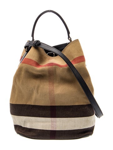 House Check Bucket Bag