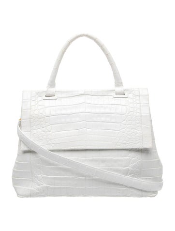 Nancy Gonzalez Crocodile Top Handle Bag