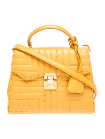 Mark Cross Leather Top Handle Bag