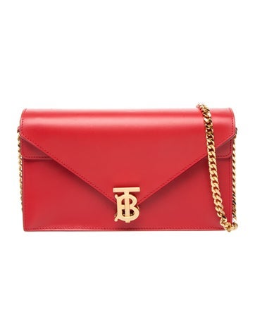 TB Monogram Clutch