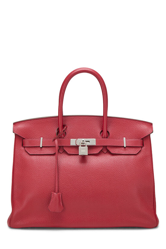 Hermes Rouge Casaque Clemence Birkin 35