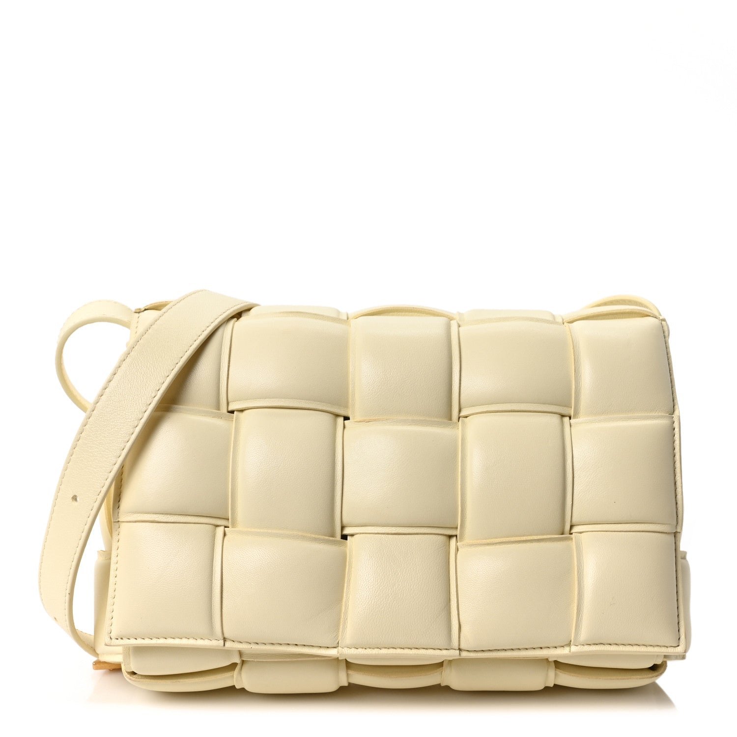 Bottega Veneta Bottega Veneta Nappa Maxi Intrecciato Padded Cassette Crossbody Bag Zest Washed