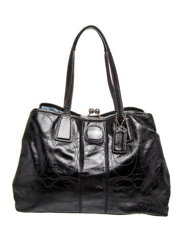 Leather Top Handle Bag