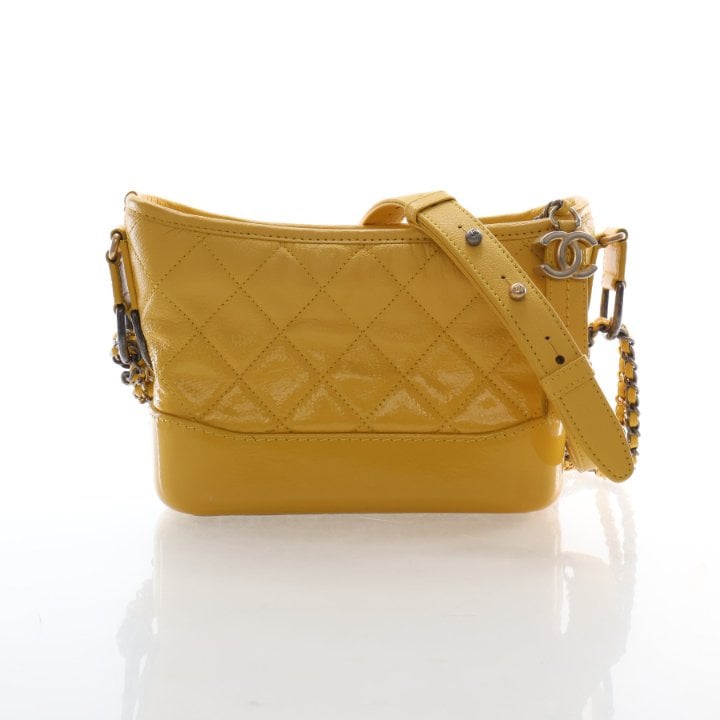 Chanel Small Shiny Calfskin Gabrielle Hobo