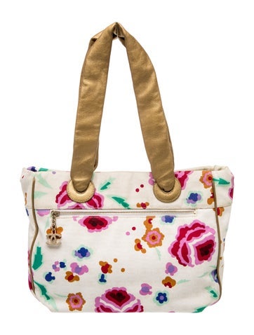 Canvas Camellia Tote