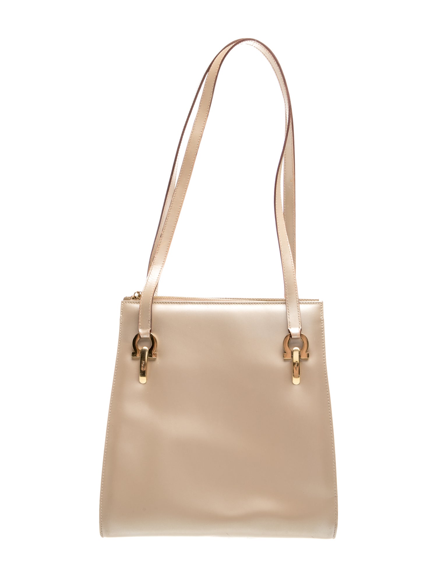 Ferragamo Patent Leather Shoulder Bag