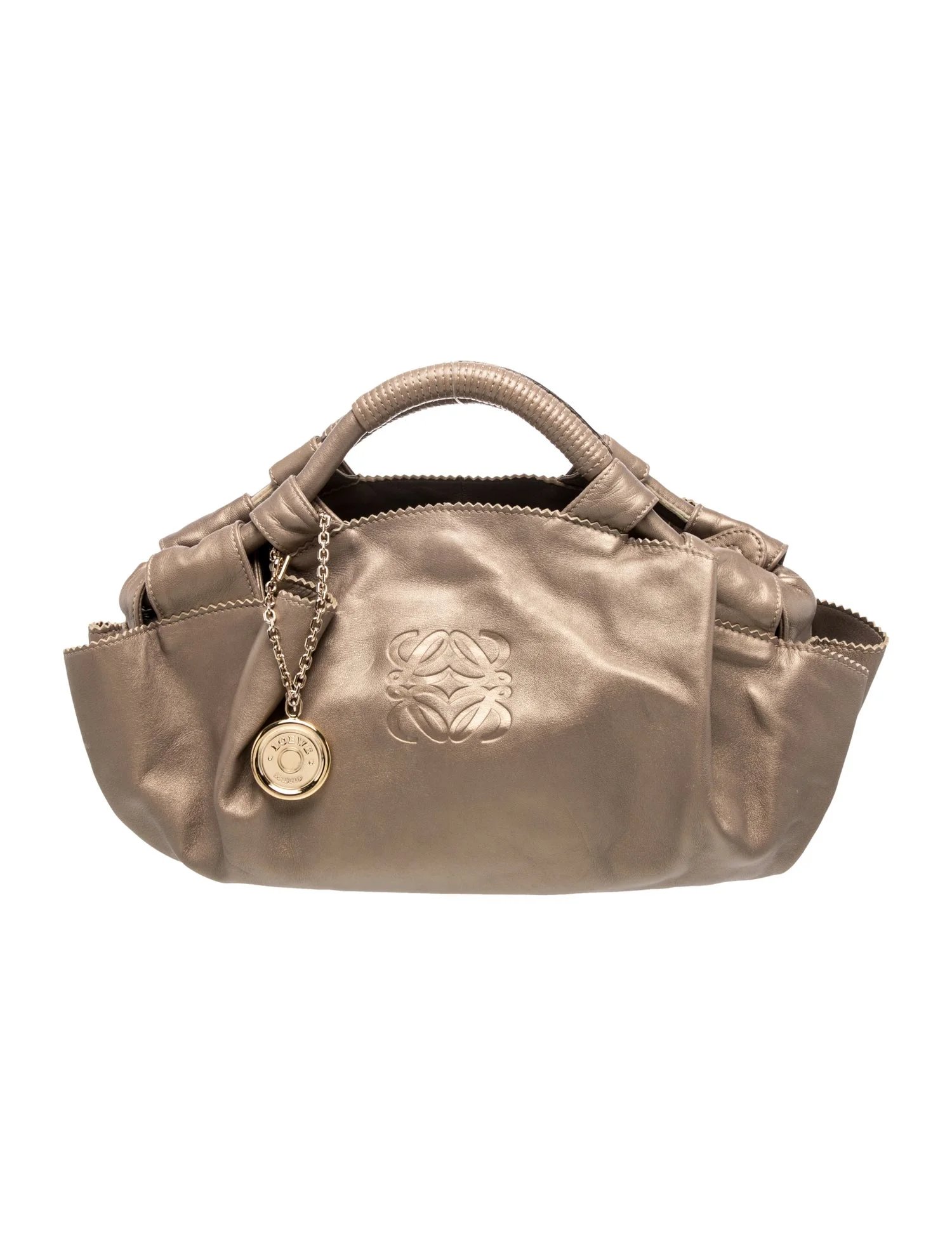 Leather Top Handle Bag Vintage