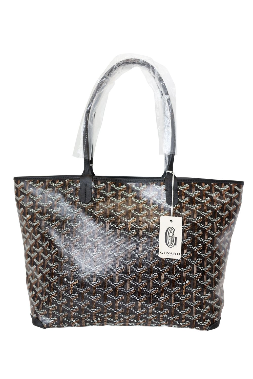 Goyard Goyard  Artois PM Bag, Black Goyardine Canvas and Leather, New in Dustbag WA001