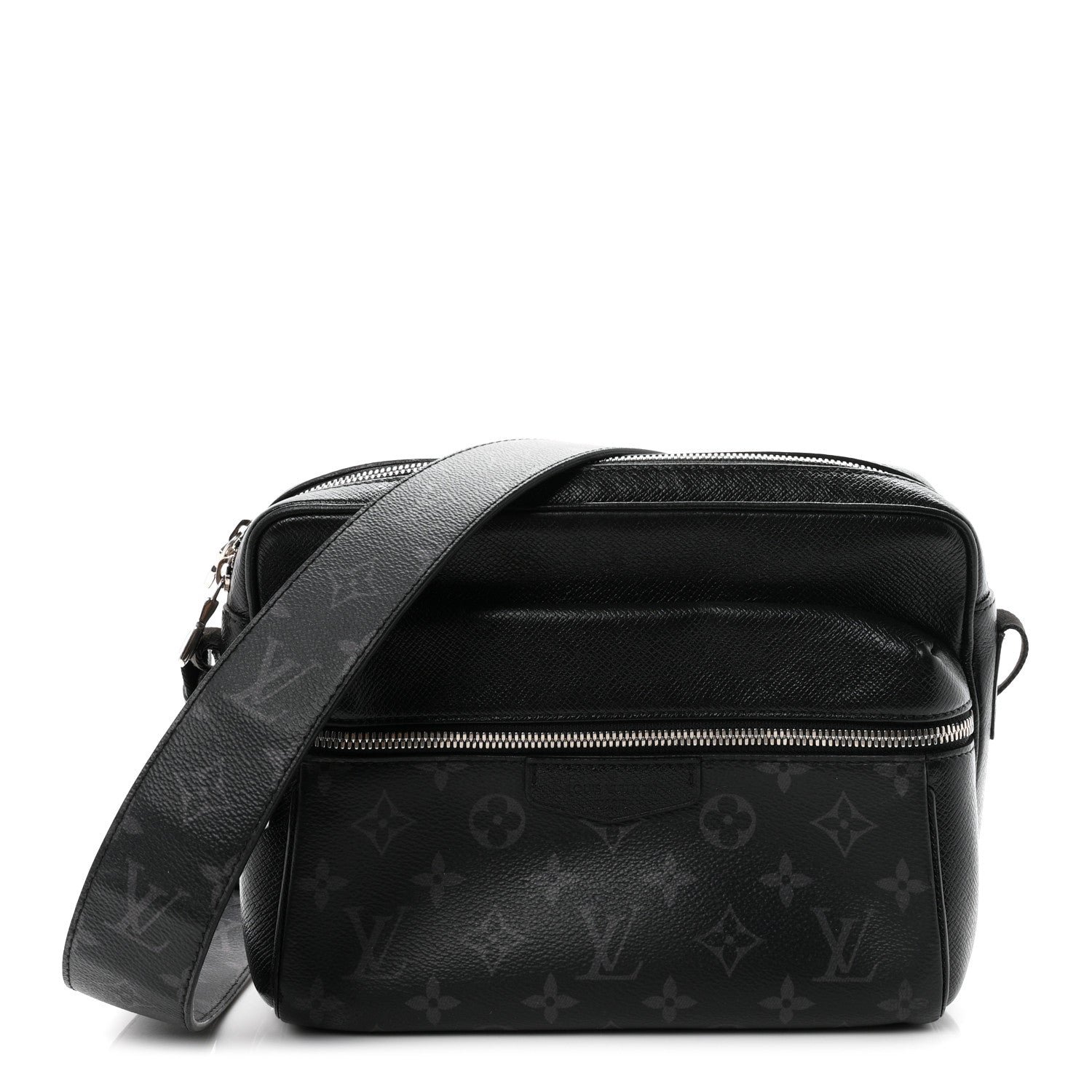 Louis Vuitton Taiga Monogram Eclipse Outdoor Messenger Black