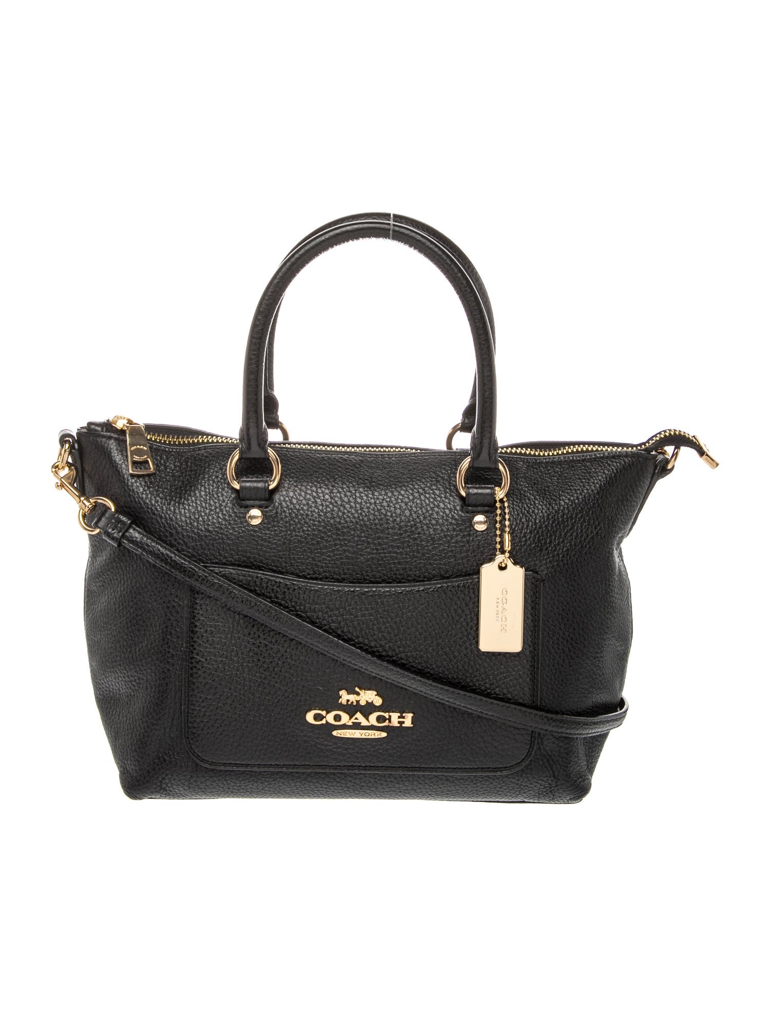 Leather Top Handle Bag