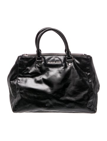 Leather Top Handle Bag