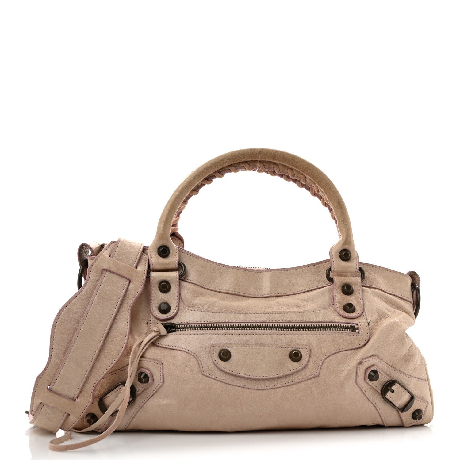 Balenciaga Agneau Classic Hardware First Bois de Rose
