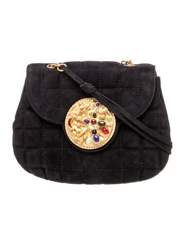 Suede Evening Bag