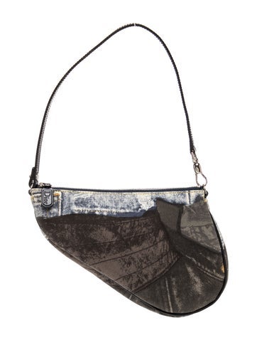 Denim Saddle Pochette Vintage