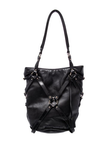 Leather Top Handle Bag