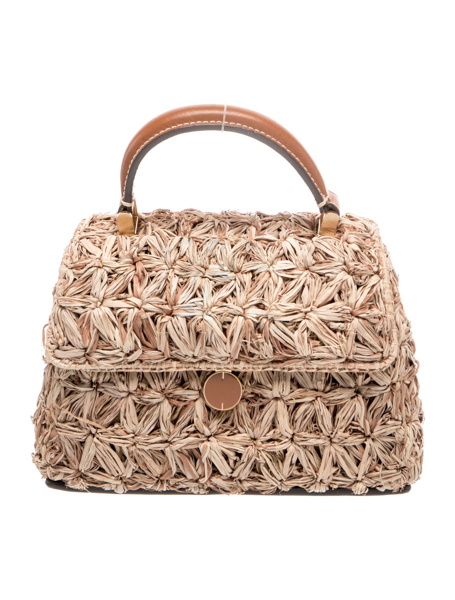 Cult Gaia Raffia Clutch