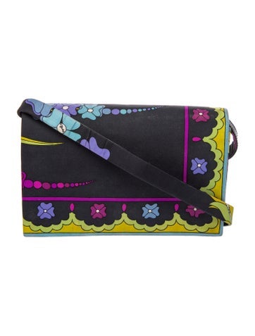 Emilio Pucci Leather Crossbody Bag