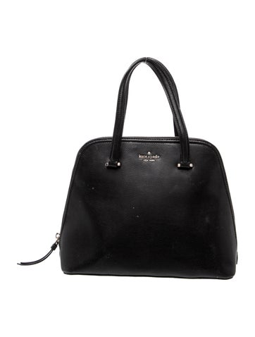 Leather Top Handle Bag