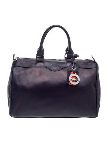 Leather Top Handle Bag