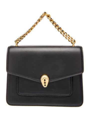 Bvlgari Leather Serpenti Forever Day-to-Night Shoulder Bag Small