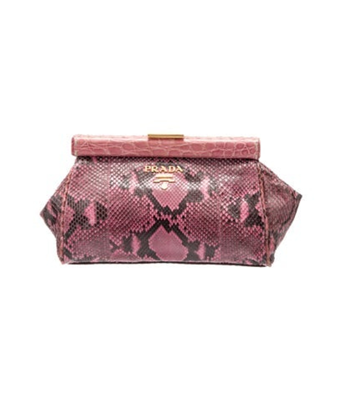 Prada Snakeskin Evening Bag