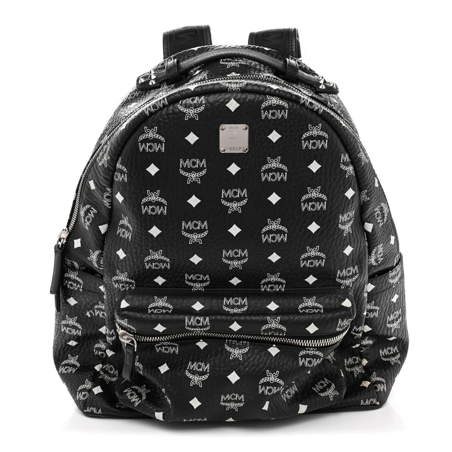 MCM MCM Visetos Medium Stark Backpack Black