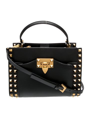 Rockstud Top Handle Bag