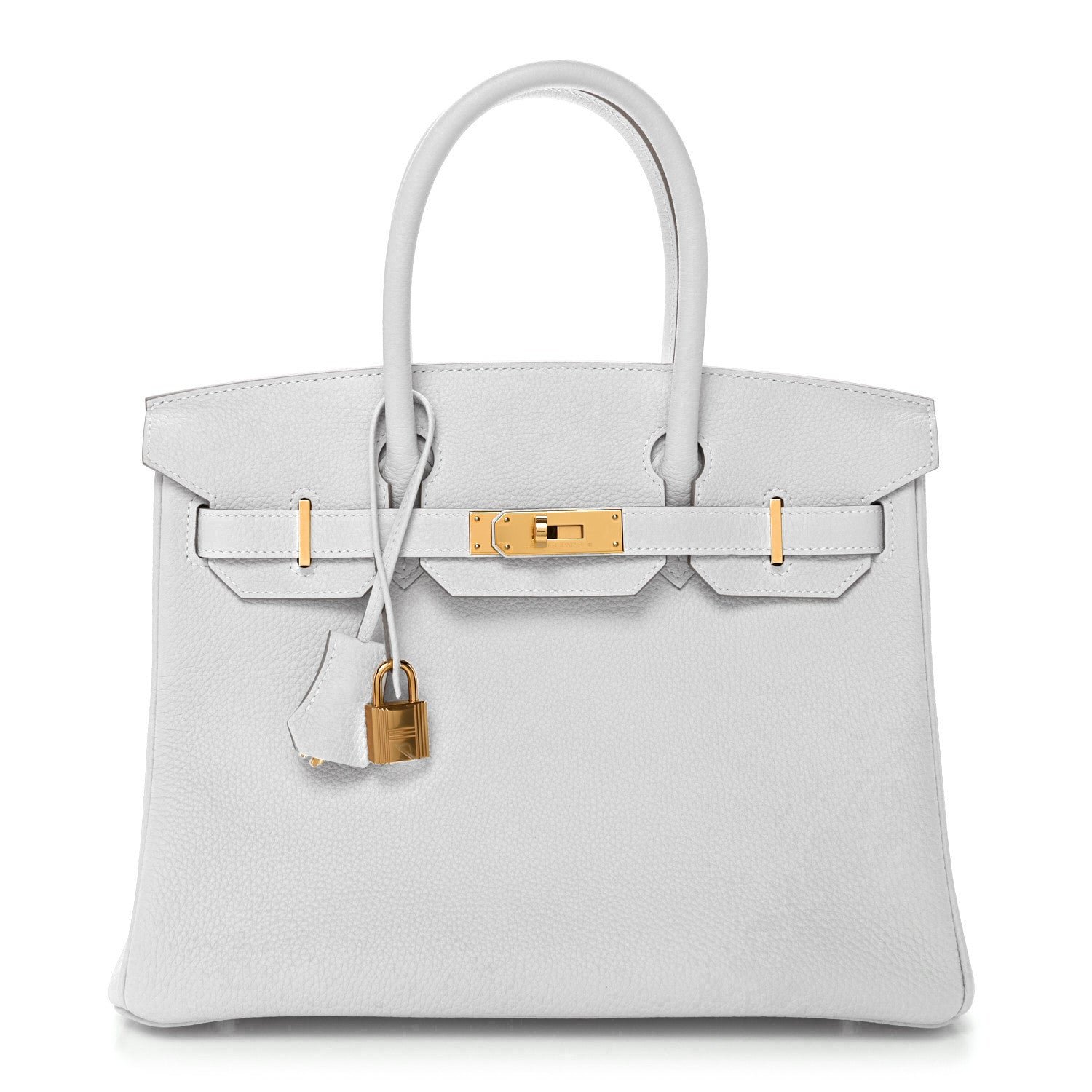 Hermes Togo Birkin 30 Gris Pale