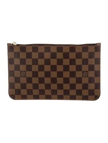 Louis Vuitton Damier Ebene Neverfull Pouch