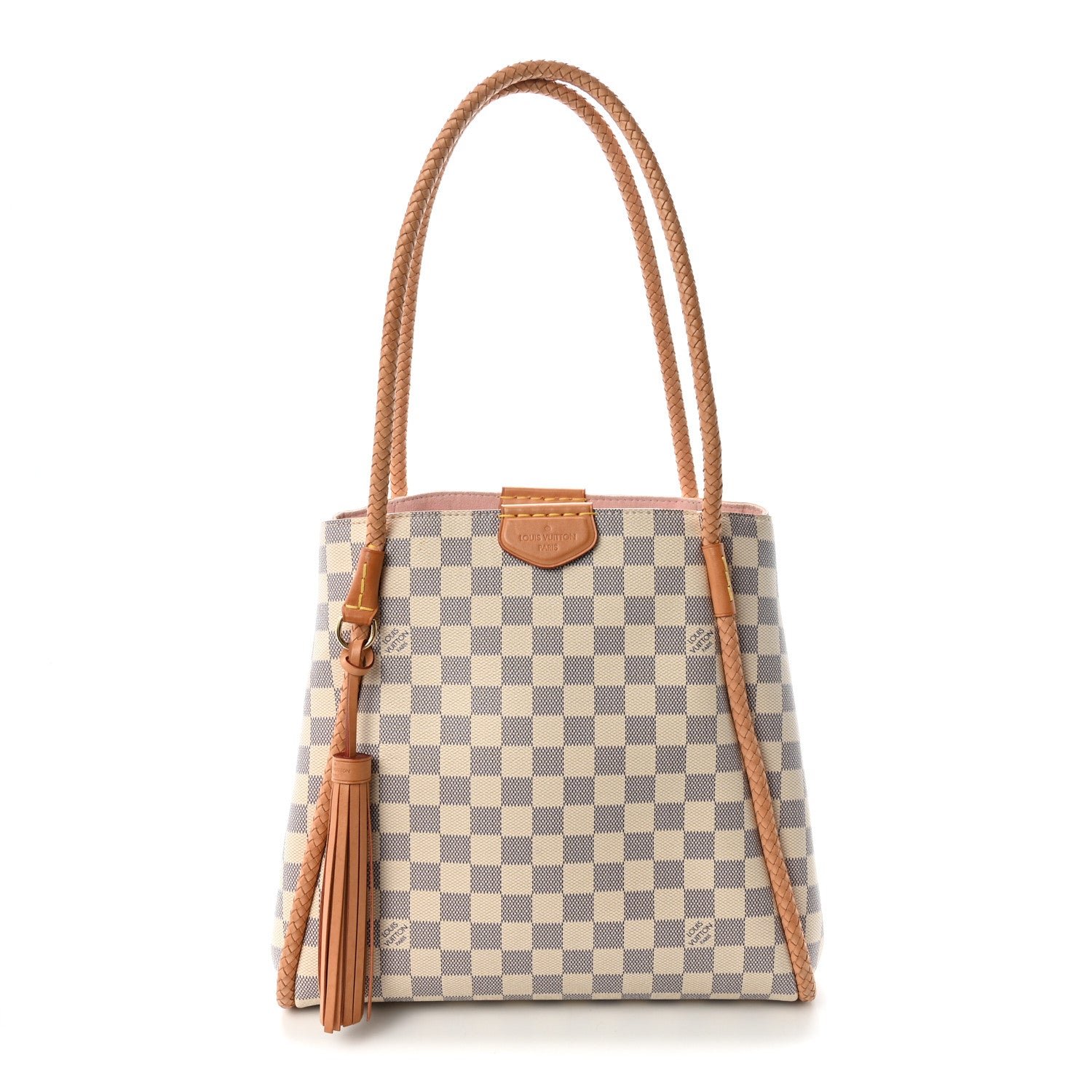 Louis Vuitton Louis Vuitton Damier Azur Propriano Rose Ballerine