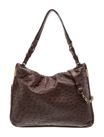 Ostrich Shoulder Bag