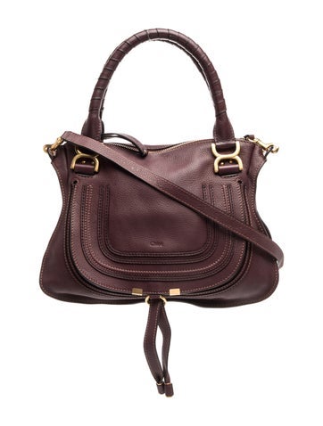 Leather Marcie Satchel Medium