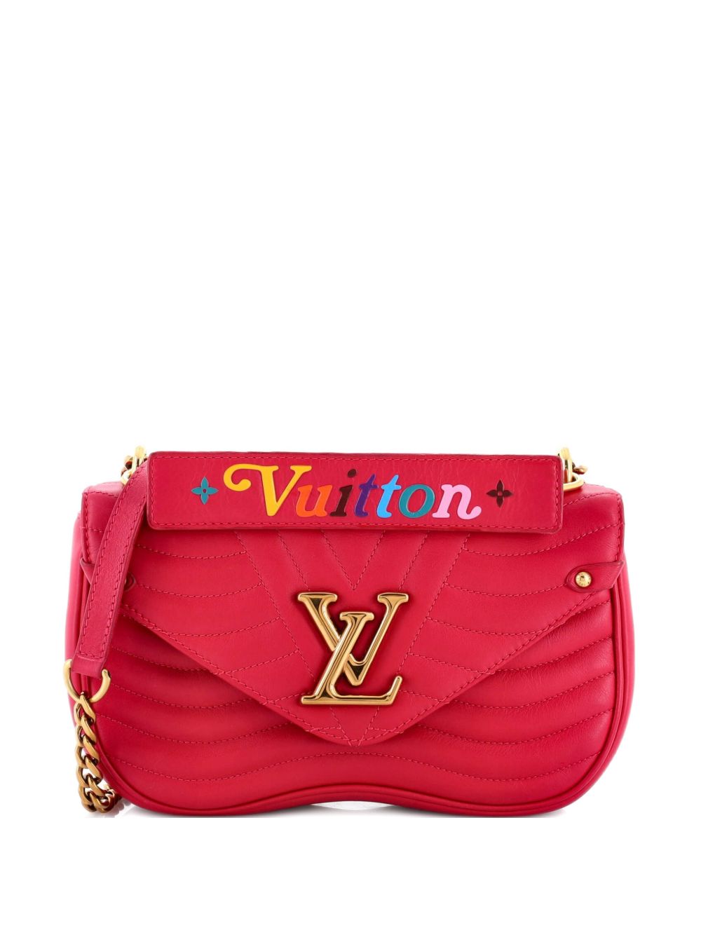 New Wave Chain Bag Quilted Leather MM crossbody bag