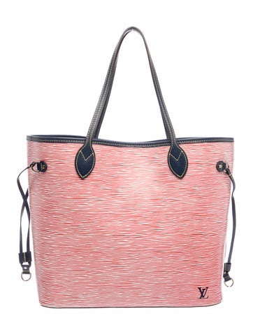 Epi Leather Neverfull w/Pouch MM