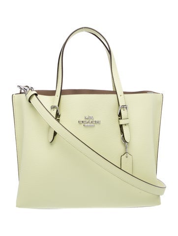 Coach Leather Top Handle Bag