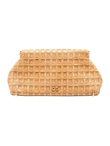 Cult Gaia Raffia Clutch w/ Tags