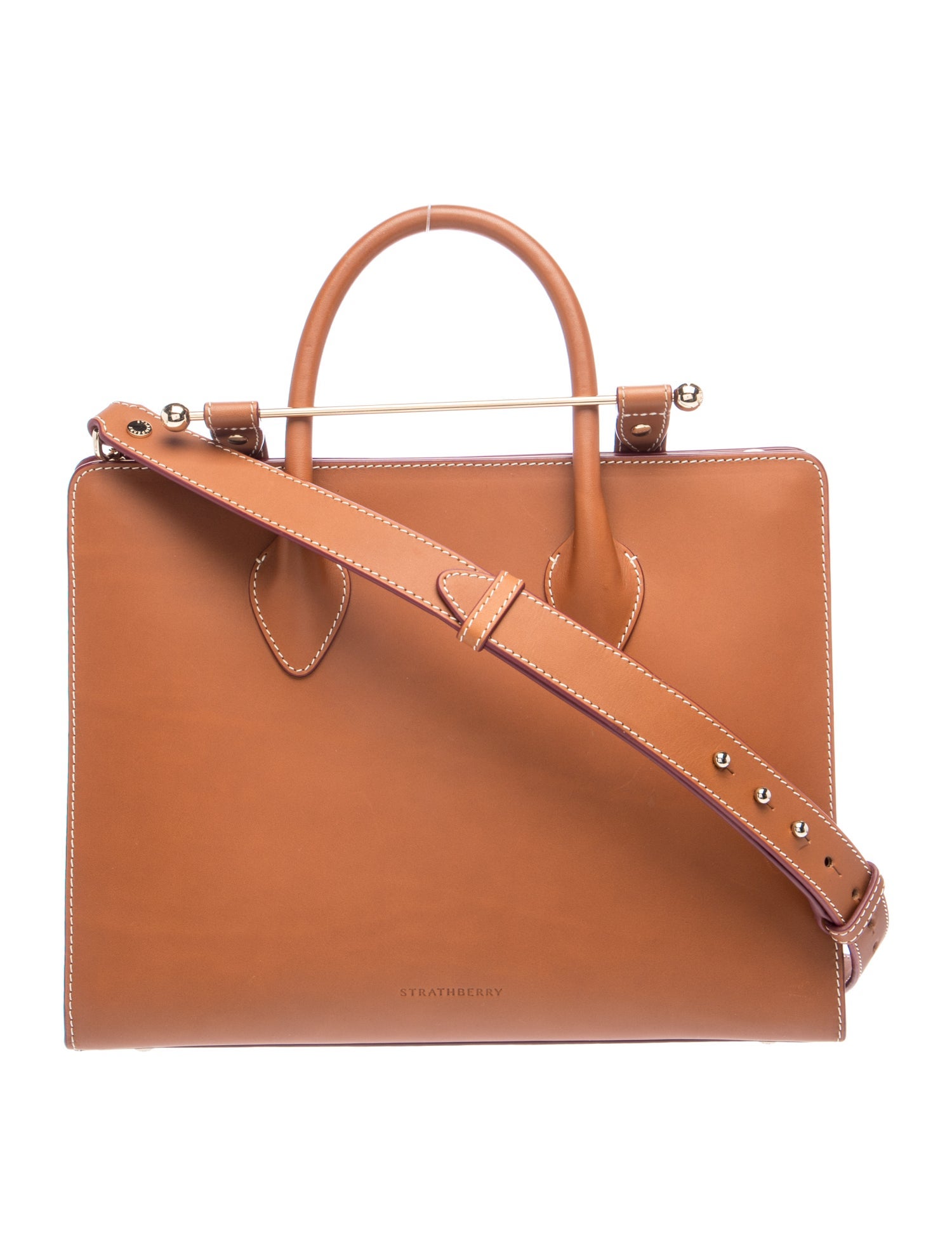 Leather Top Handle Bag