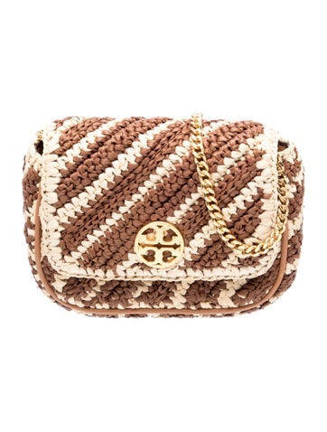 Raffia Crossbody Bag