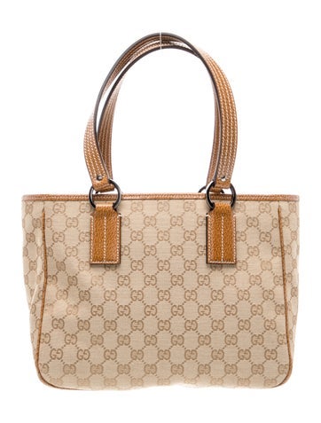 GG Canvas Top Handle Bag