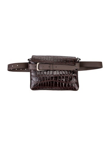 Embossed Leather Shoulder Bag