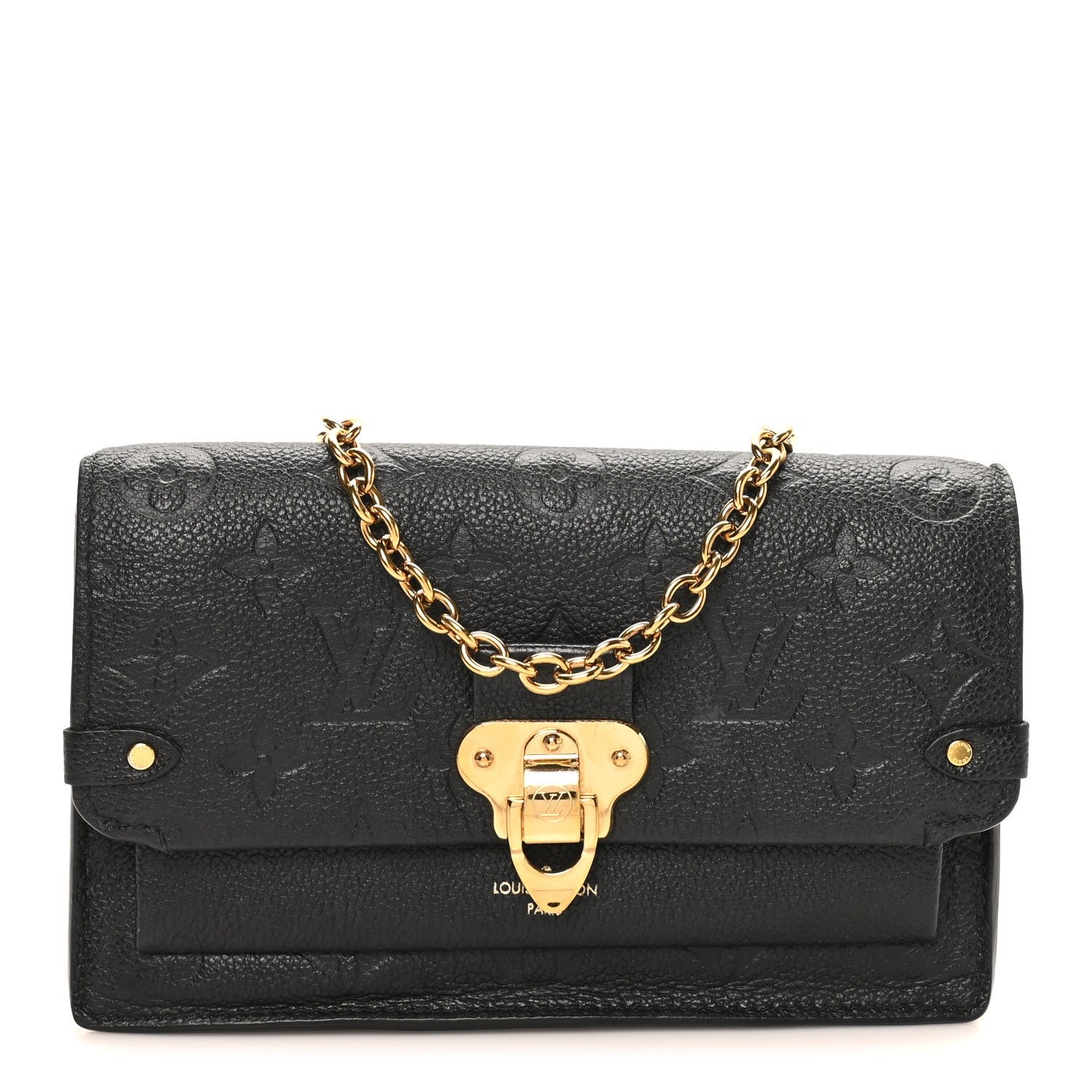 Louis Vuitton Empreinte Vavin Chain Wallet Black